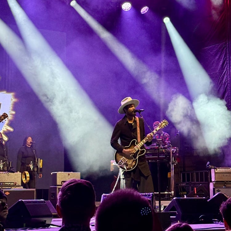 Gary Clark Jr. performing at the Adobe Summit Bash